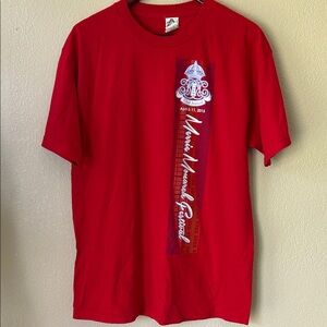 MERRIE MONARCH FESTIVAL 2015 Red T-Shirt, Sz L